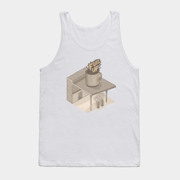 Fuel up Tank Top by Coffee Hotline